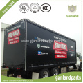 Black 900GSM Truck Cover PVC Coated Tarpaulin